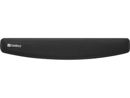 Sandberg Support de poignet pour clavier en mousse à mémoire de forme 48 cm antidérapant pour un confort optimal et la prévention des douleurs