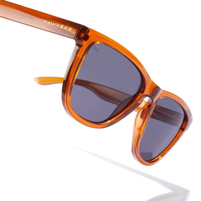 Hawkers Polarisé Caramel Foncé Lunettes de Soleil Unisexe Carrées Polarizadas 1 u