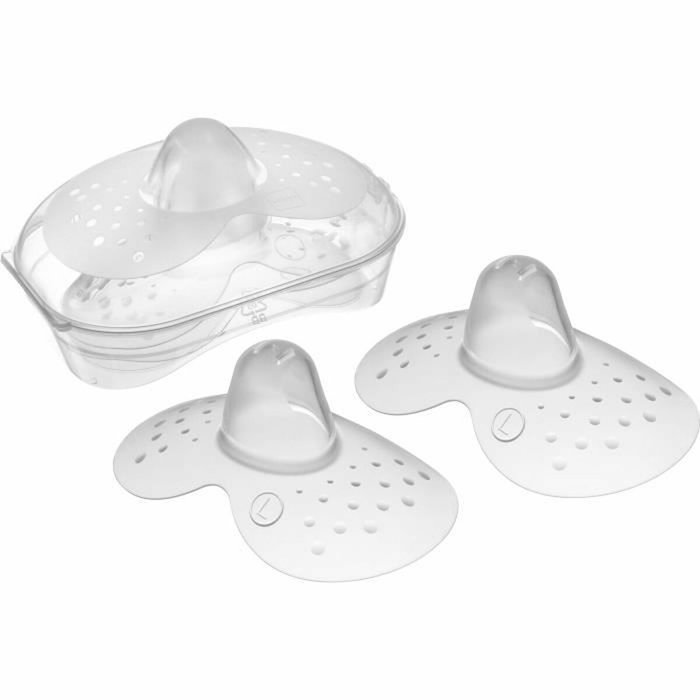 MAM Bout de sein Taille L en Silicone avec Boîte de Stérilisation