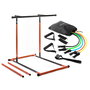 Pack Station de Tractions et Fitness avec Guide D'Exercices et Set de Bandes de Résistance avec Accessoires et Guide d´Entraînem