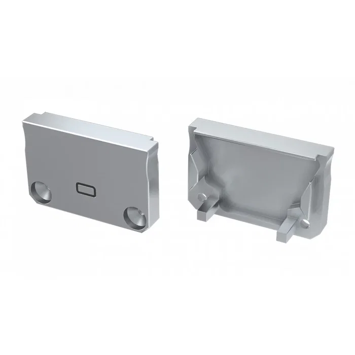 Tapón final pour profil de type SILEDA - Aluminium - Argent