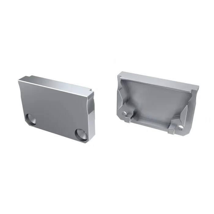 Tapón final pour profil de type SILEDA - Aluminium - Argent
