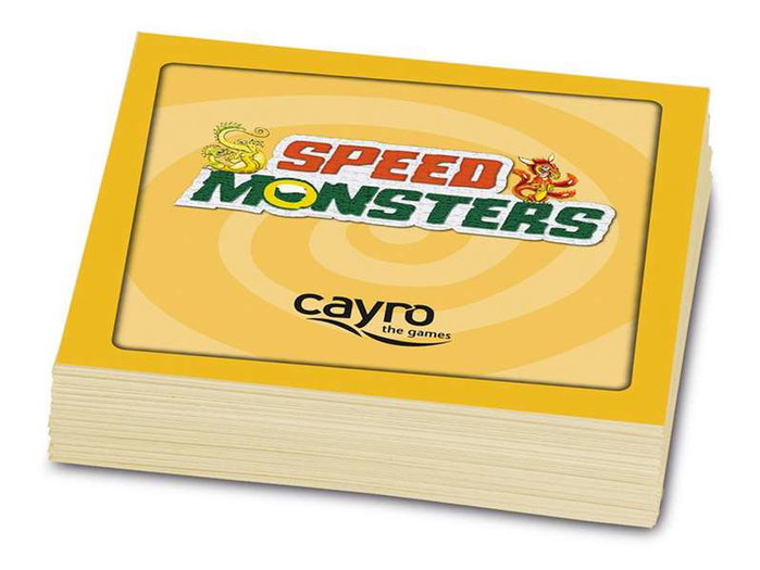Cayro Speed Monsters - Jeu de société multilingue pour 2 joueurs - Recommandé 8 ans