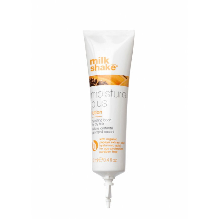 Milk Shake Moisture Plus - Lotion Capillaire Hydratante Sans Parabènes - Traitement Hydratant - Pack de 6 flacons de 12 ml Milk Shake Moisture Plus - Lotion Capillaire Hydratante Sans Parabènes - Traitement Hydratant - Pack de 6 flacons de 12 ml