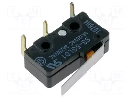 Aratas (Formerly Omron Components) Microcommutateur SNAP ACTION SS-5GLD1 SPDT avec levier
