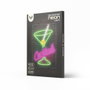 Forever Lampe Néon LED Cocktails Plexi avec Variateur, 30 x 41,8 cm, Alimentation USB, Rose et Vert