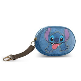 KARACTERMANIA Monedero Updown Stitch Disney - Porte-monnaie avec fermeture à glissière, compartiment unique, intérieur doublé, 8,5 x 12 x 1,5 cm