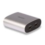 Lindy 4K60 HDMI eARC Extractor Argent/Noir