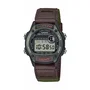 Casio W-220HF Montre Mixte Digitale Quartz avec Affichage LED, Vert, Chronomètre, Double Fuseau, Alarme et Étanchéité 5 Bars