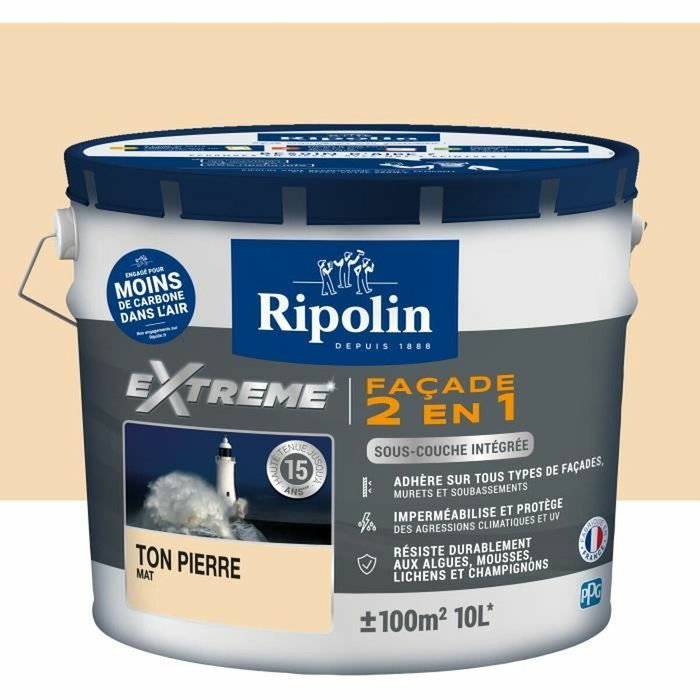 Ripolin Protection Extreme Façade Ton Pierre Mat 10 L