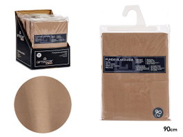 GIFTDECOR Taie d'oreiller 90cm Marron