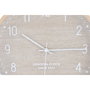 Horloge Murale Home ESPRIT Beige Gris PVC 30 x 4 x 30 cm (2 Unités)