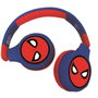 Lexibook Spider-Man, Casque audio enfant pliable avec cable pour répondre aux appels, Batterie lithium incluse, Langue espagnol