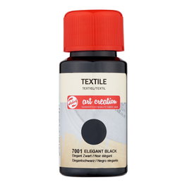 Talens Art Creation Peinture Textile Noir Élégant 50 ml