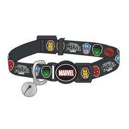 Cerdá Collar para gato Marvel Tu:T.Unica - Collier pour chat univers Marvel, taille unique, couleur gris foncé