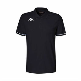 Polo à manches courtes homme Kappa Kappa Barli Noir 4XL