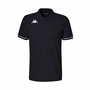 Polo à manches courtes homme Kappa Kappa Barli Noir 4XL