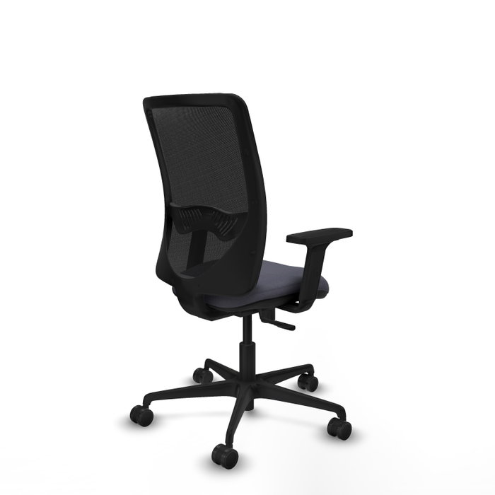 Chaise Zulema Synchro 3 positions tissu Gris foncé Maille Noir Base en nylon noir Accoudoir 2D Sans appui-tête Roulettes 65mm nylon Chaise Zulema Synchro 3 positions tissu Gris foncé Maille Noir Base en nylon noir Accoudoir 2D Sans appui-tête Roulettes 65mm nylon