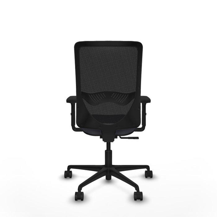 Chaise Zulema Synchro 3 positions tissu Gris foncé Maille Noir Base en nylon noir Accoudoir 2D Sans appui-tête Roulettes 65mm nylon Chaise Zulema Synchro 3 positions tissu Gris foncé Maille Noir Base en nylon noir Accoudoir 2D Sans appui-tête Roulettes 65mm nylon