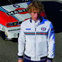Sparco S01278MRBI0XS Sweat À Capuche Martini-R XS Blanc 100 % Coton 300 g/m2