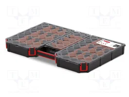 KISTENBERG TAGER 60 Conteneur collectif avec partitions noir