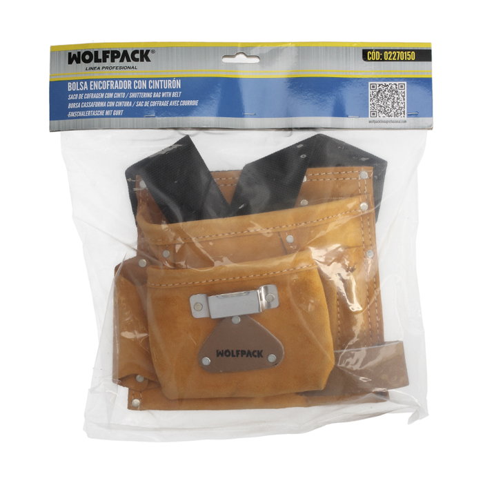 WOLFPACK LINEA PROFESIONAL Sacoche de coffrage simple avec ceinture WOLFPACK LINEA PROFESIONAL Sacoche de coffrage simple avec ceinture