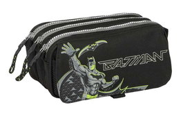 Safta Portatodo triple big Batman "Game Over" - Boîte de rangement pour enfants, 21.5 x 10 x 8 cm