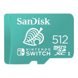 SanDisk Carte mémoire microSDXC 512 Go pour Nintendo Switch