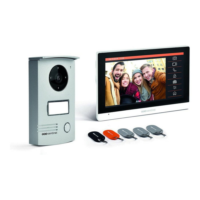 Scs Sentinel VisioDoor 7+ RFID - Interphone vidéo filaire avec écran tactile 7 pouces et vision nocturne