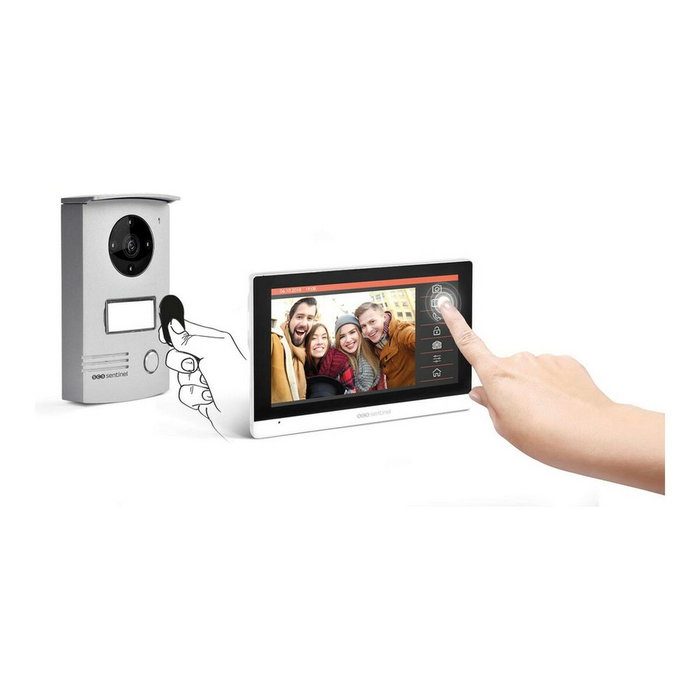Scs Sentinel VisioDoor 7+ RFID - Interphone vidéo filaire avec écran tactile 7 pouces et vision nocturne