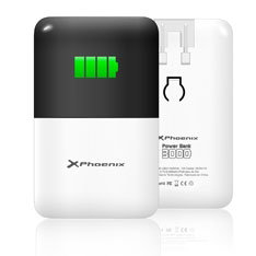 Phoenix technologies Chargeur Portable Universel 3000 mAh avec Batterie Interne pour Smartphone, Tablette, GPS, MP4 - USB, Micro USB, Mini USB Phoenix technologies Chargeur Portable Universel 3000 mAh avec Batterie Interne pour Smartphone, Tablette, GPS, MP4 - USB, Micro USB, Mini USB