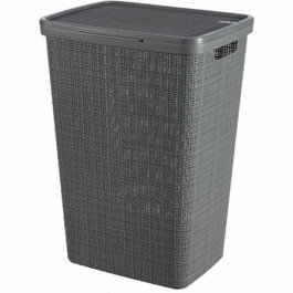 Curver Coffre à linge 58 L Anthracite