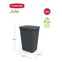 Curver Coffre à linge 58 L Anthracite