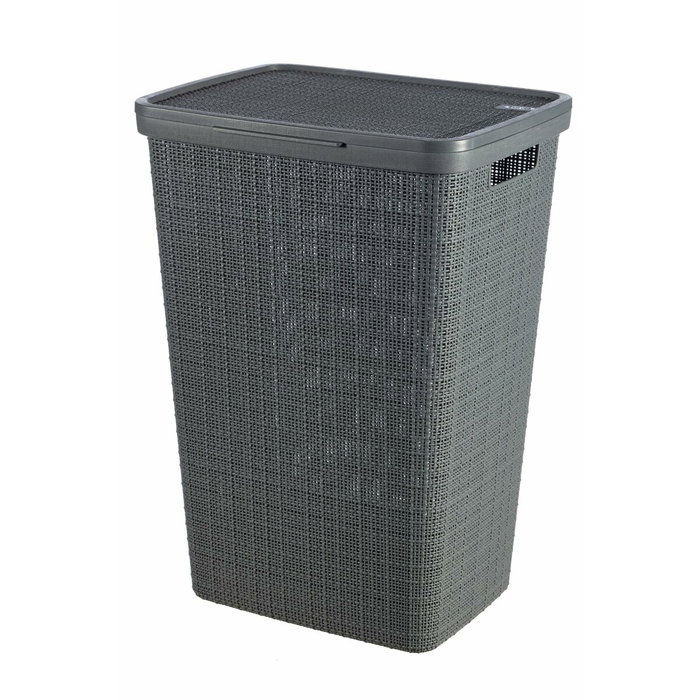 Curver Coffre à linge 58 L Anthracite