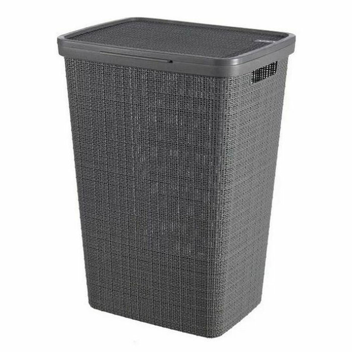 Curver Coffre à linge 58 L Anthracite