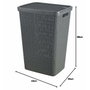 Curver Coffre à linge 58 L Anthracite