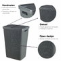 Curver Coffre à linge 58 L Anthracite