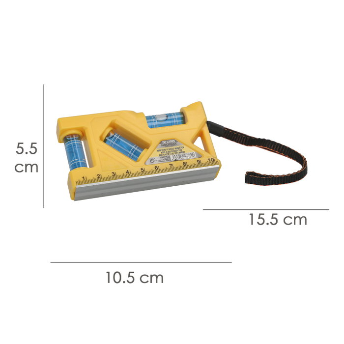WOLFPACK LINEA PROFESIONAL Nivel Plastico Magnetico Mini