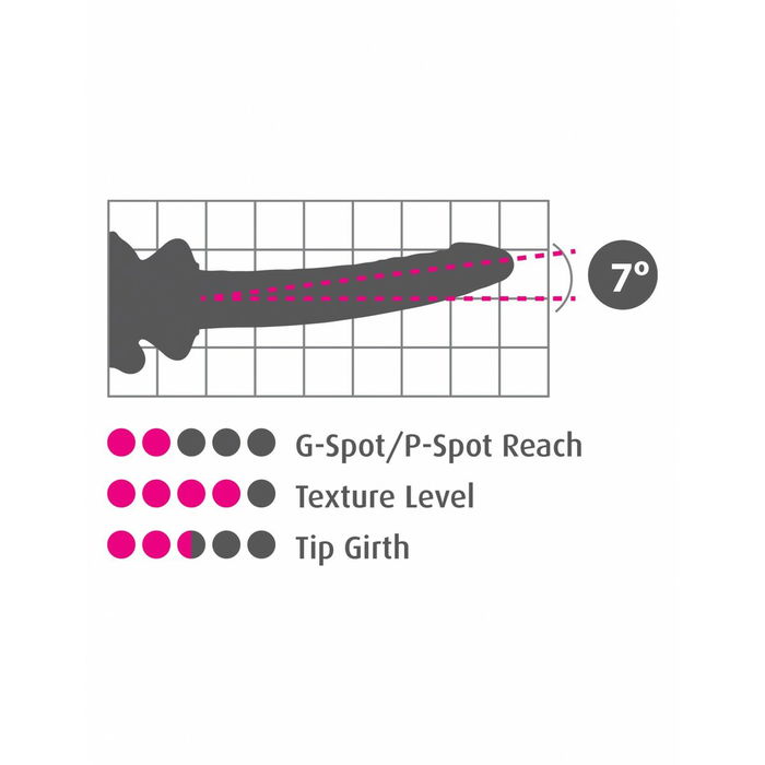Gode réaliste Pipedream verre Rose