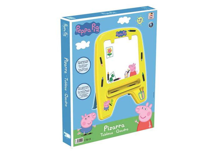 Vileda Tableau à craie Peppa Pig pour enfants 59x33x75 cm
