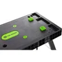 Fieldmann FDN 4250 - Table multifonctionnelle pour bricolage et travail à domicile - Surface 94 x 48 cm, hauteur réglable 52-80 cm, capacité de charge 150 kg, légère et portable
