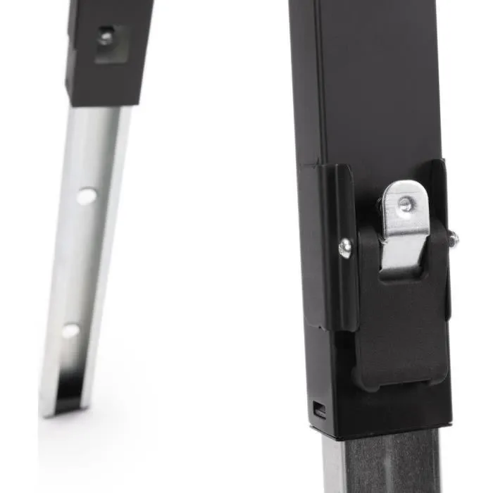 Fieldmann FDN 4250 - Table multifonctionnelle pour bricolage et travail à domicile - Surface 94 x 48 cm, hauteur réglable 52-80 cm, capacité de charge 150 kg, légère et portable