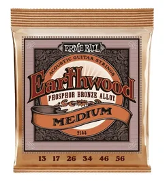 Ernie Ball Earthwood 92/8 Phosphor Bronze Medium 13-56