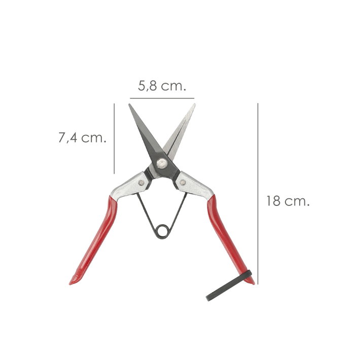 WOLFPACK LINEA PROFESIONAL Ciseaux de récolte de raisins P 1552 180 mm