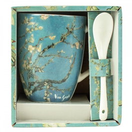 Enesco Tasse en céramique avec cuillère Les Amandiers Vincent Van Gogh