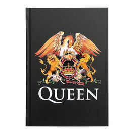 ERIK - Carnet A5 Premium Queen avec couverture rigide mat, 96 pages à points, marque-page et pochette intérieure