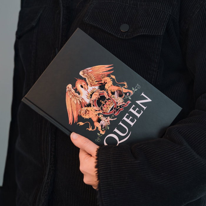 ERIK - Carnet A5 Premium Queen avec couverture rigide mat, 96 pages à points, marque-page et pochette intérieure