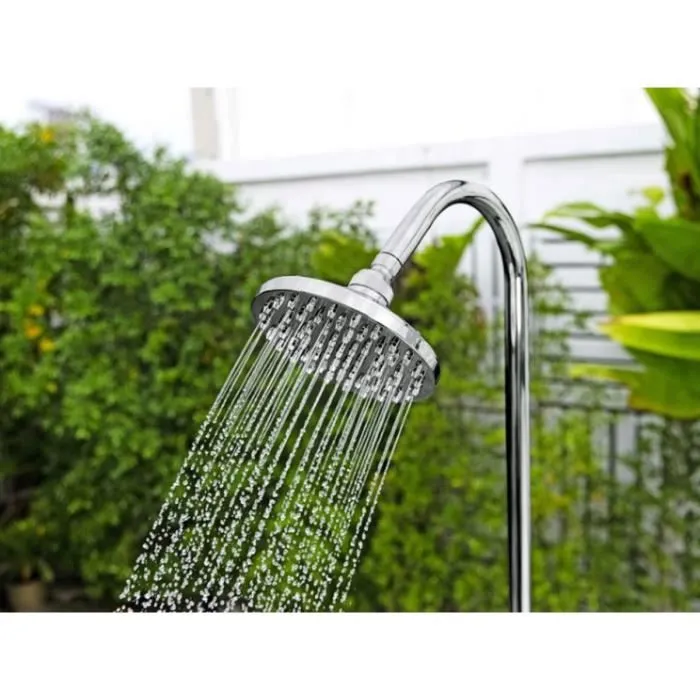Bestway SolarFlow Douche Solaire Portative 8 Litres, Noire, Dimensions 50 x 50 x 218 cm, Installation Facile pour Extérieur