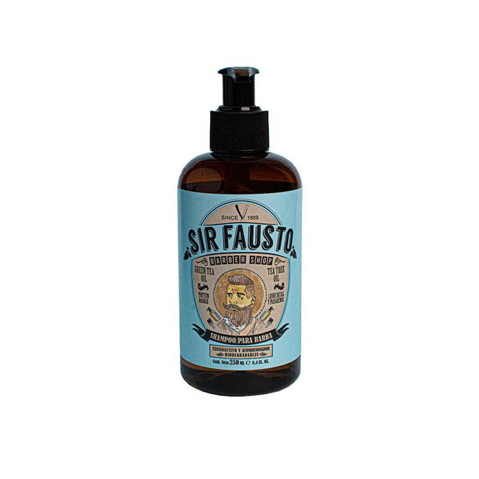 Sir Fausto Shampoo pour Barbe 500 ml Sir Fausto Shampoo pour Barbe 500 ml