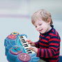 LEXIBOOK Keyboard Électronique avec Microphone Stitch K707D pour Enfants 3 Ans + - Lumières Multicolores, Effets Sonores (Piano, Violon, Guitare, Saxophone), Haut-parleur Intégré